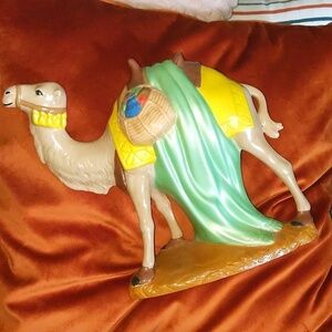 Vintage Large Holland Mold Nativity Camel Religious Statue. Approx 10 "